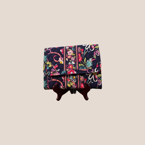 Vera Bradley “Ribbons” Trifold Jewelry Holder - Picture 1 of 3